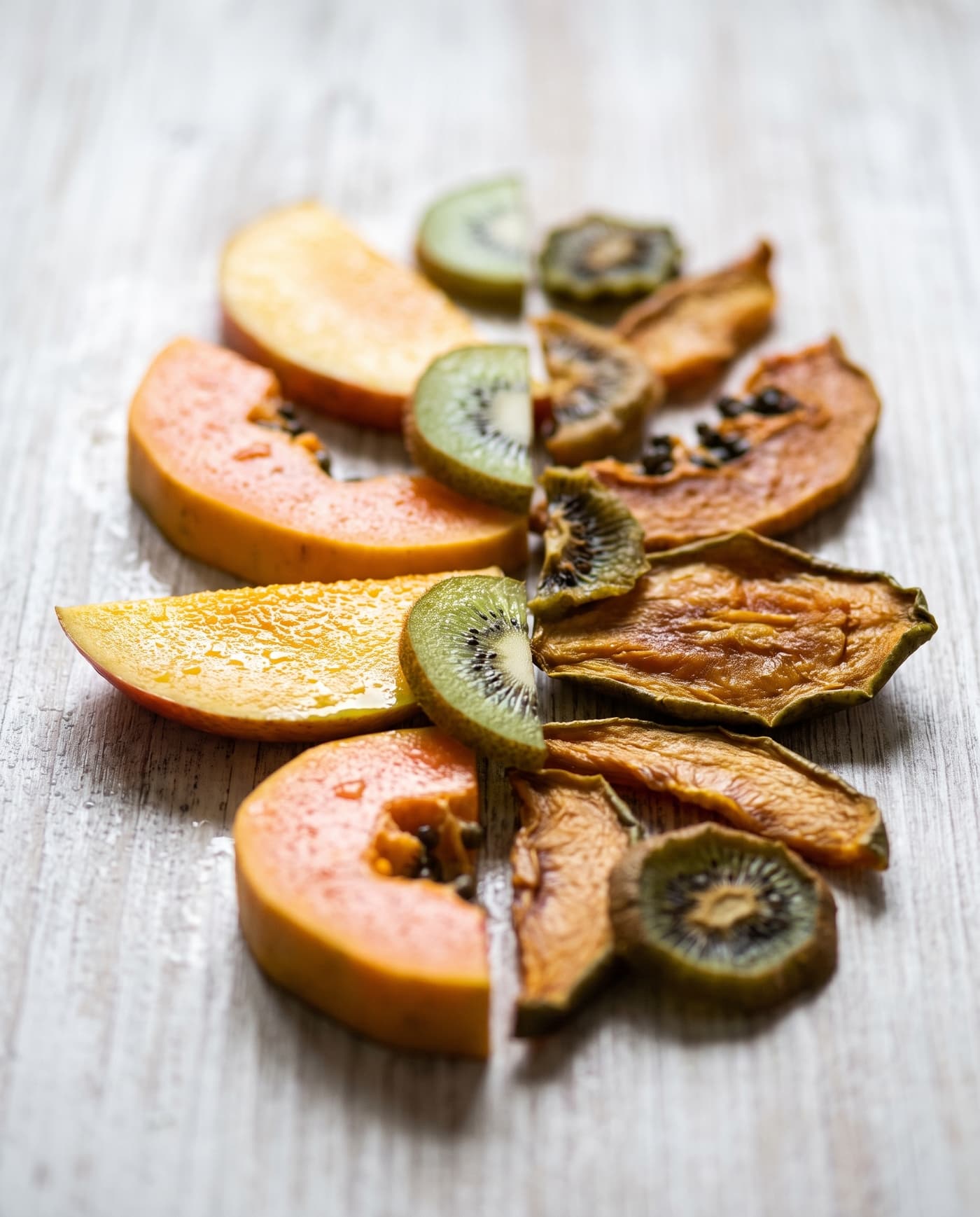 Mix — Da fruta fresca ao pedaço seco.